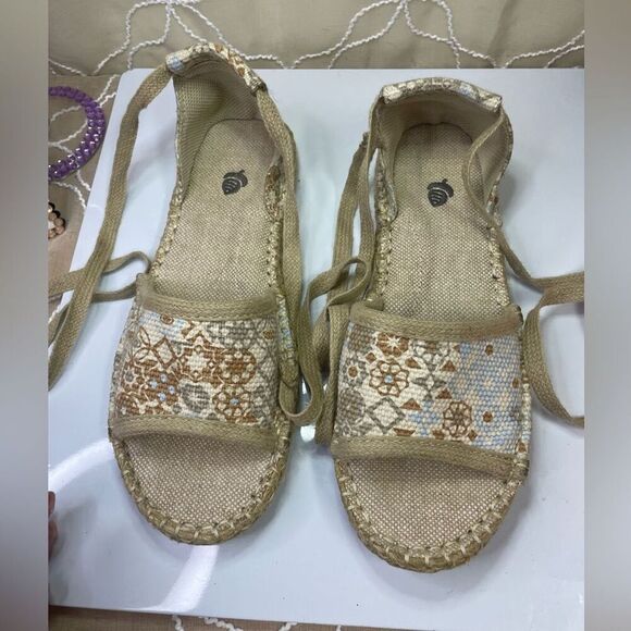 Acorn‎ Slip-on Espadrilles Shoes, Y2K, size 8 w - Picture 4 of 11